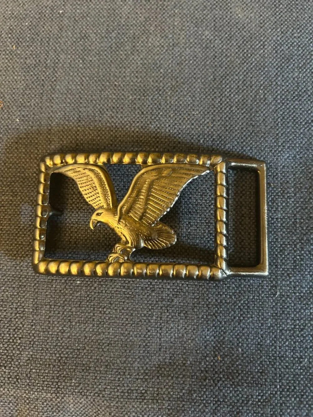 Vintage  Brass Belt  Buckle